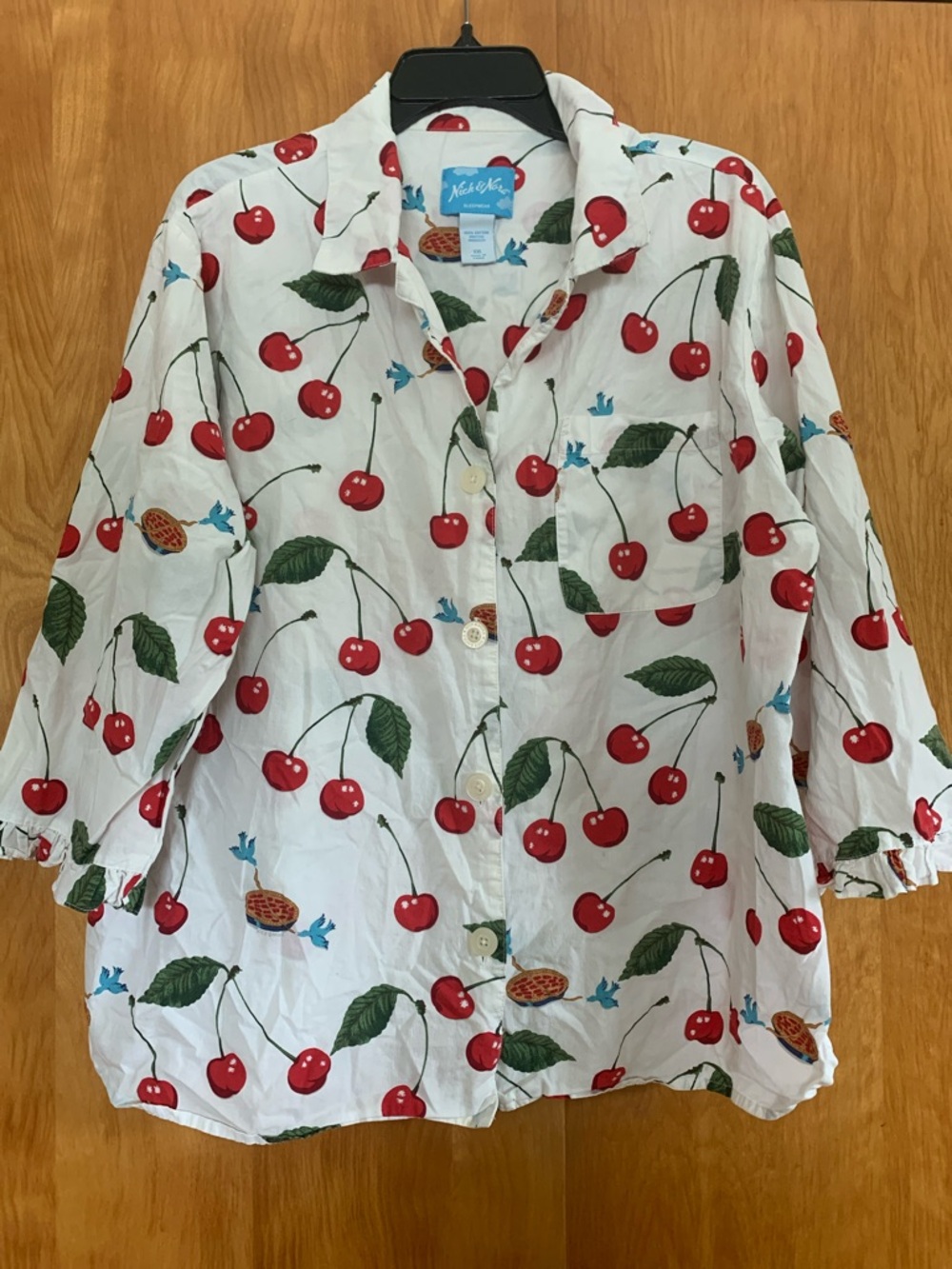 Nick & Nora Cherry-Pie Button-Down Shirt